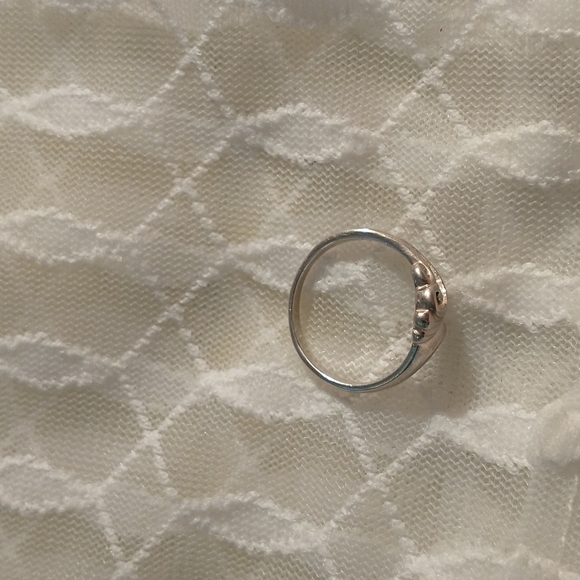 Sterling Silver Petite Pinky Ring - Approx. Size 3.5 - J3 - Picture 4 of 5